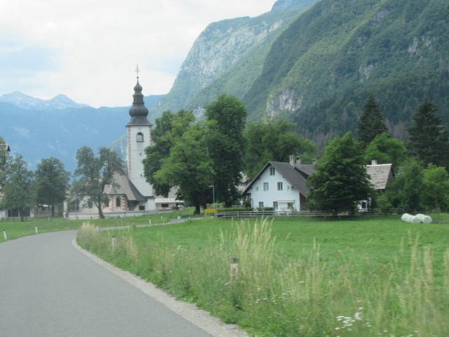 Typisch kerkje nabij Bled